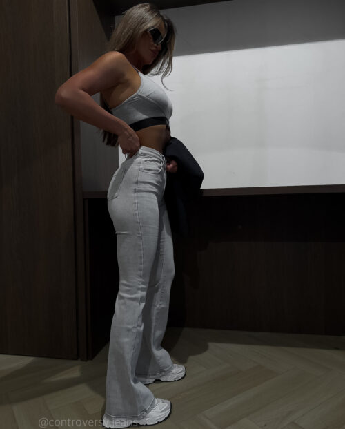 GREY SKINNY FLARE 72